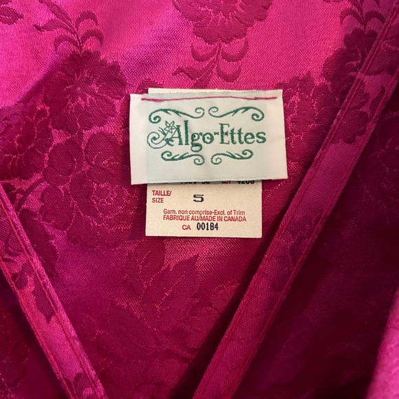 Bright Fuchsia Party Dress with jacket - Picture 5 of 5